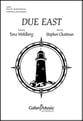 Due East SATB choral sheet music cover